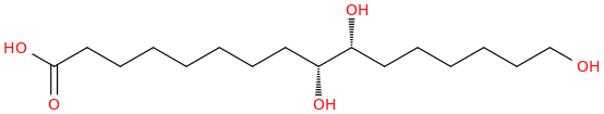 Hexadecanoic acid, 9,10,16 trihydroxy , (9r,10r) rel 